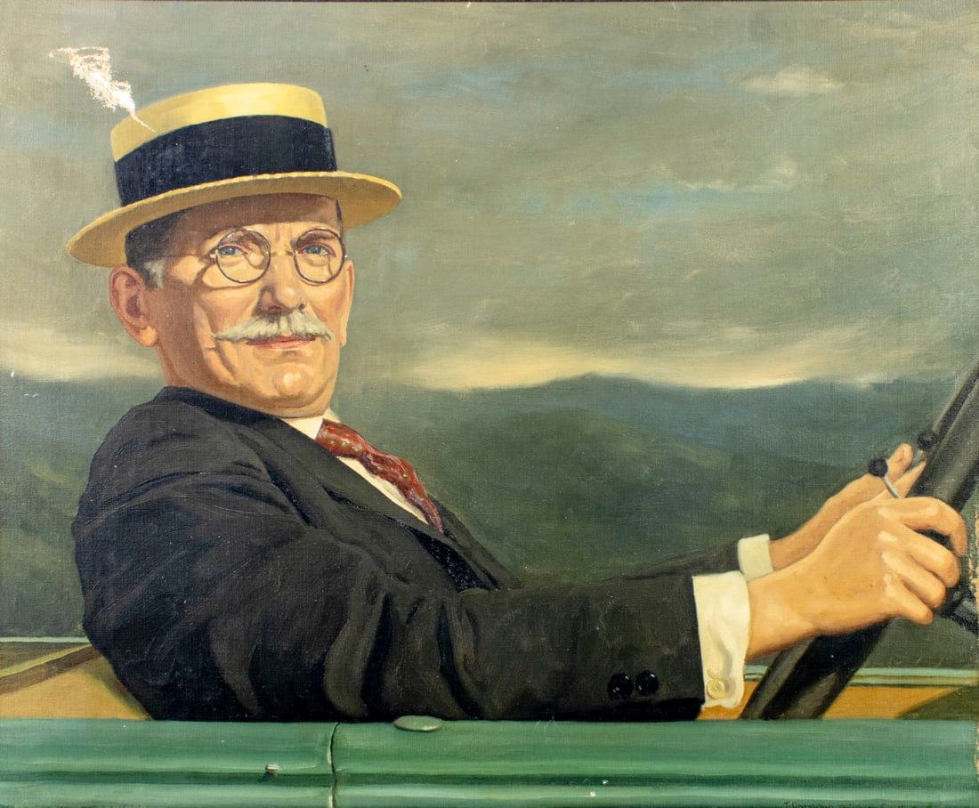 J Campbell Phillips (NY,1873-1949) oil painting antique (1 of 12)