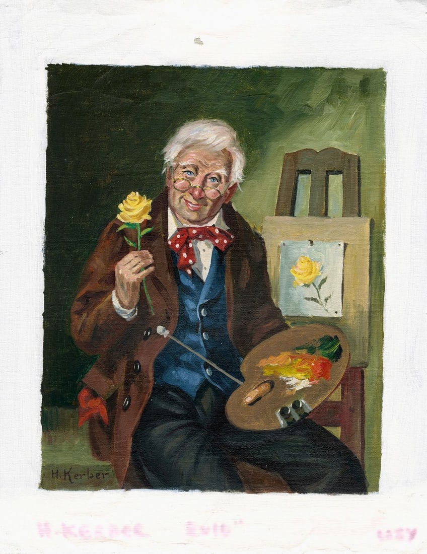 Hans Kerber (Austria,1920-?) oil painting - 3