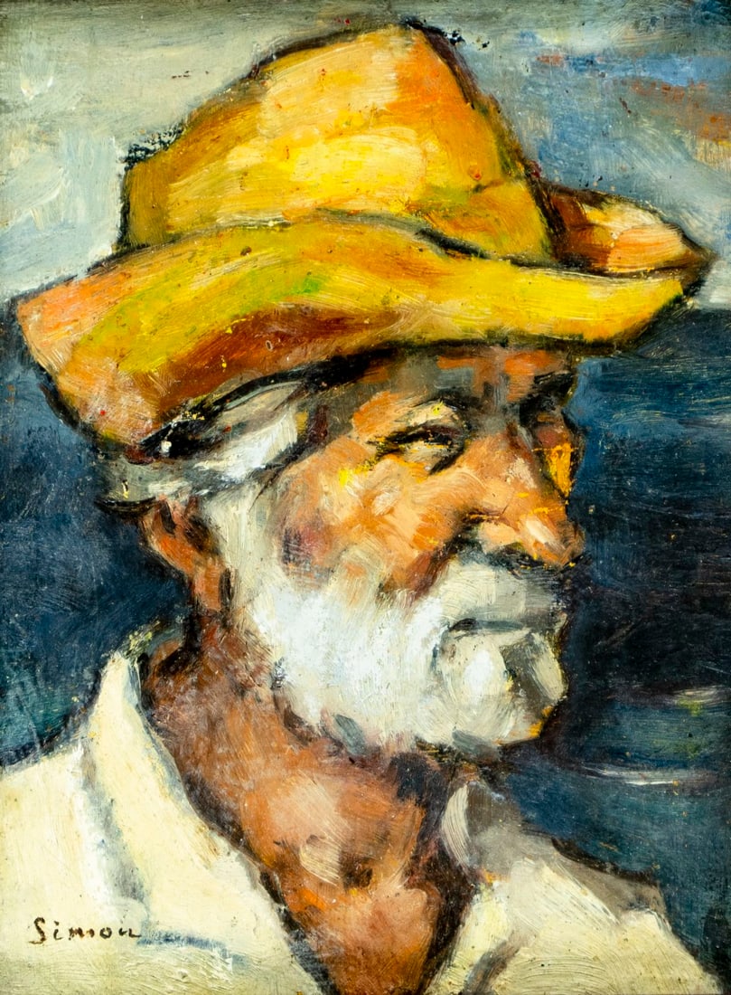 Simon (Europe,mid 20C) oil painting (1 of 12)