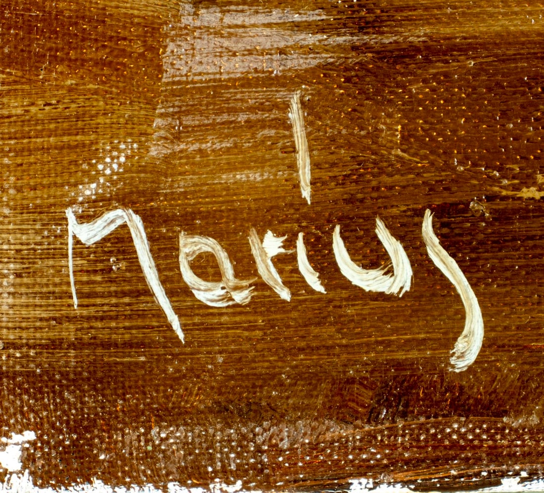 Carl Marius (German,1914-?) oil painting - 4