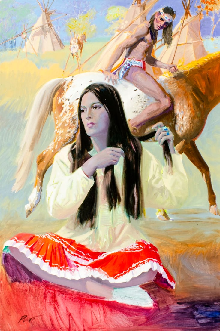 Donald Putt Putman (CA,1926-2007) oil painting (1 of 12)