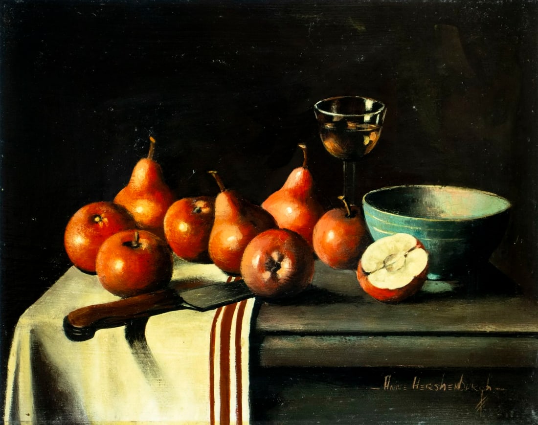 Anne Hershenburgh (CA,1915-2004) oil painting (1 of 12)