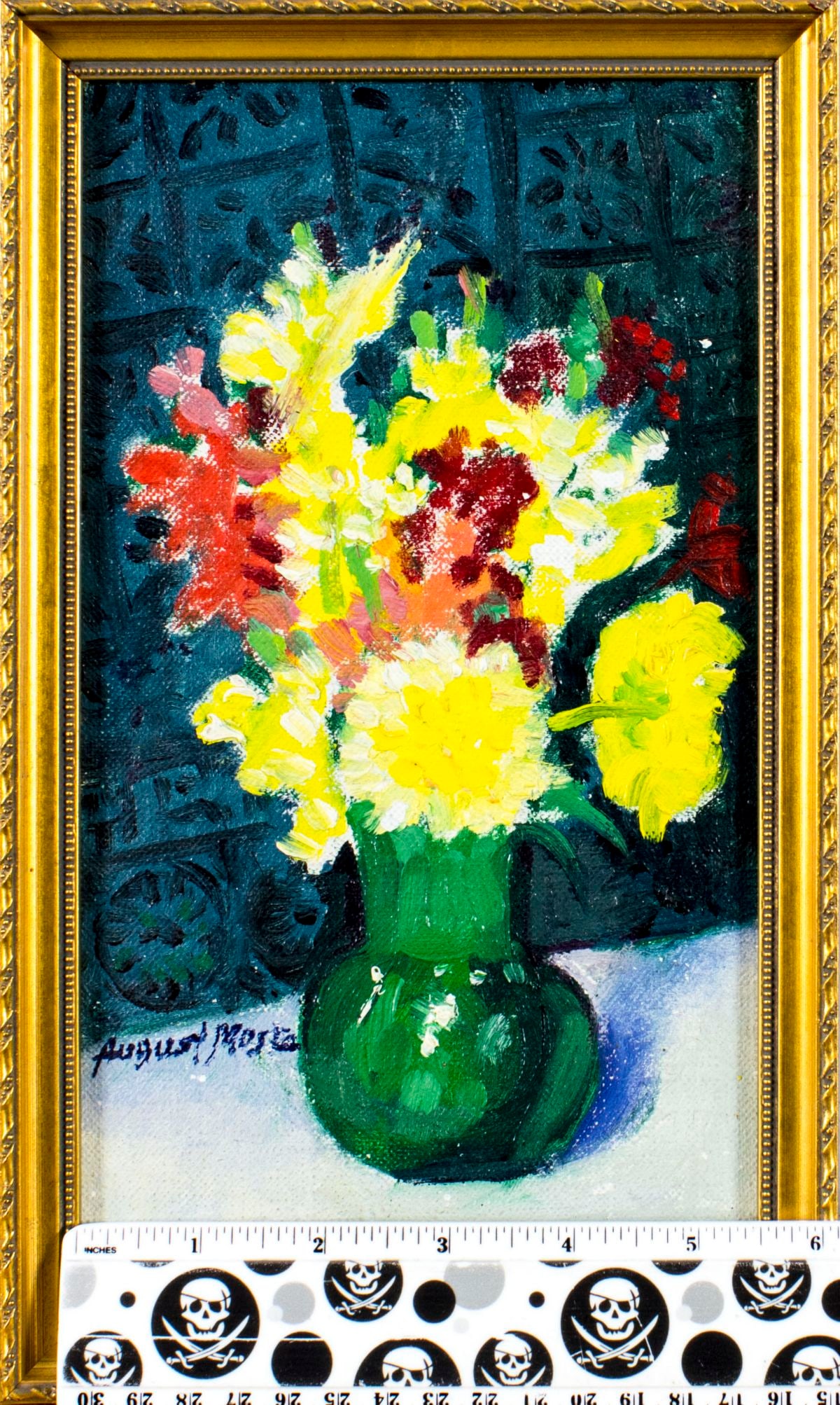 August Mosca (CT,NY,Italy,1909-2002) oil painting - 2