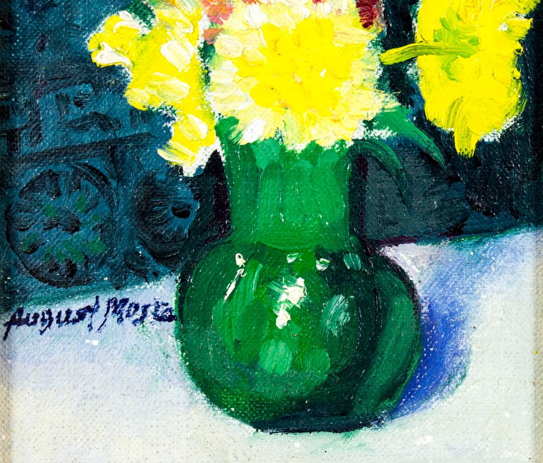 August Mosca (CT,NY,Italy,1909-2002) oil painting - 6
