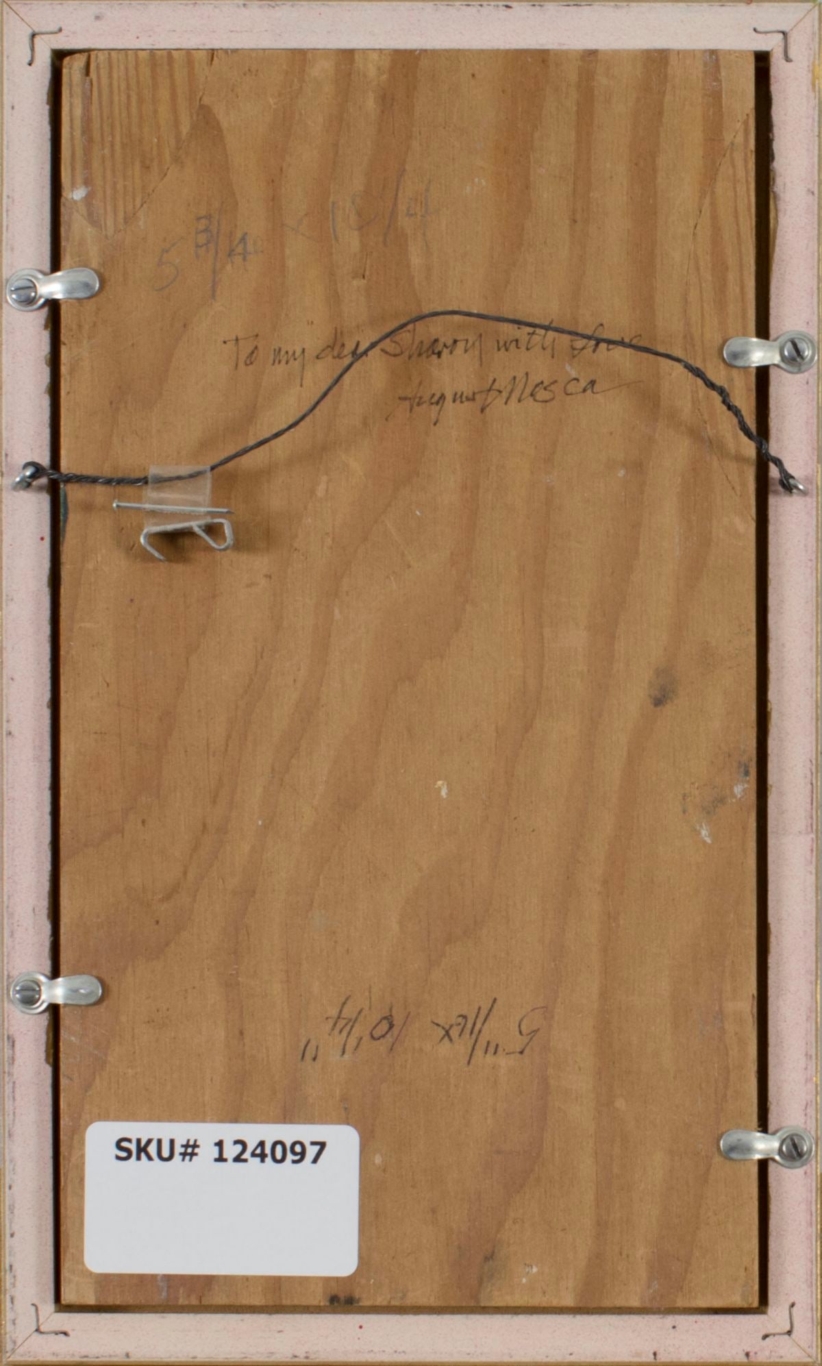 August Mosca (CT,NY,Italy,1909-2002) oil painting - 7