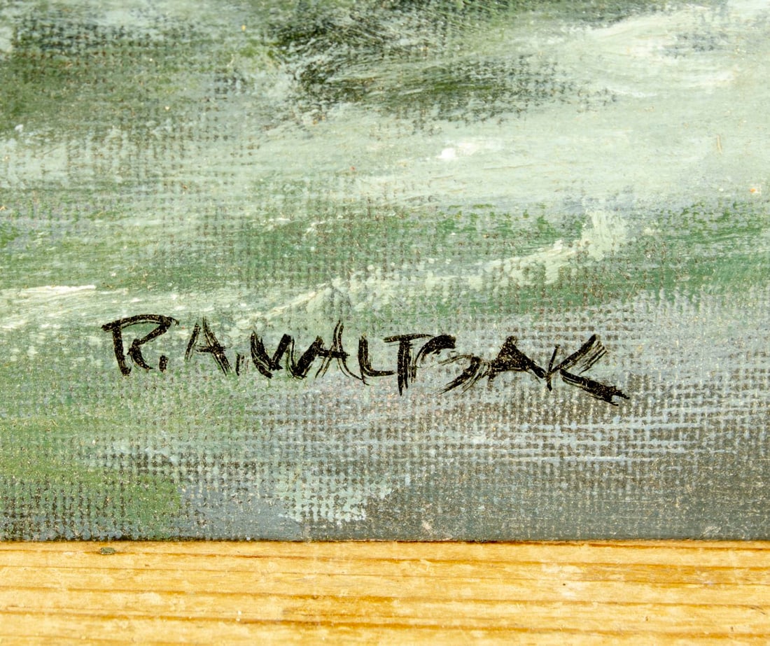 Robert Waltsak (NJ,b 1944) oil painting - 3