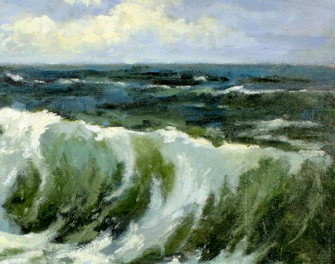 Robert Waltsak (NJ,b 1944) oil painting - 6