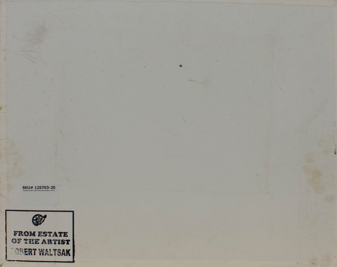 Robert Waltsak (NJ,b 1944) oil painting - 8