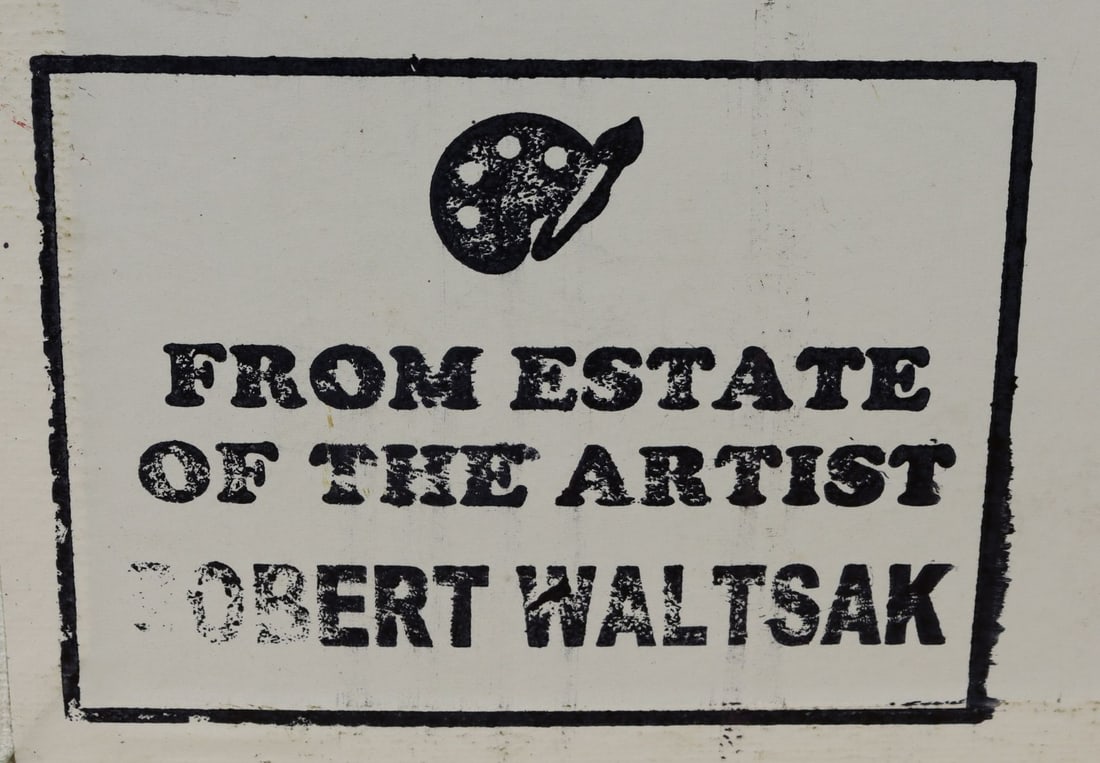Robert Waltsak (NJ,b 1944) oil painting - 9