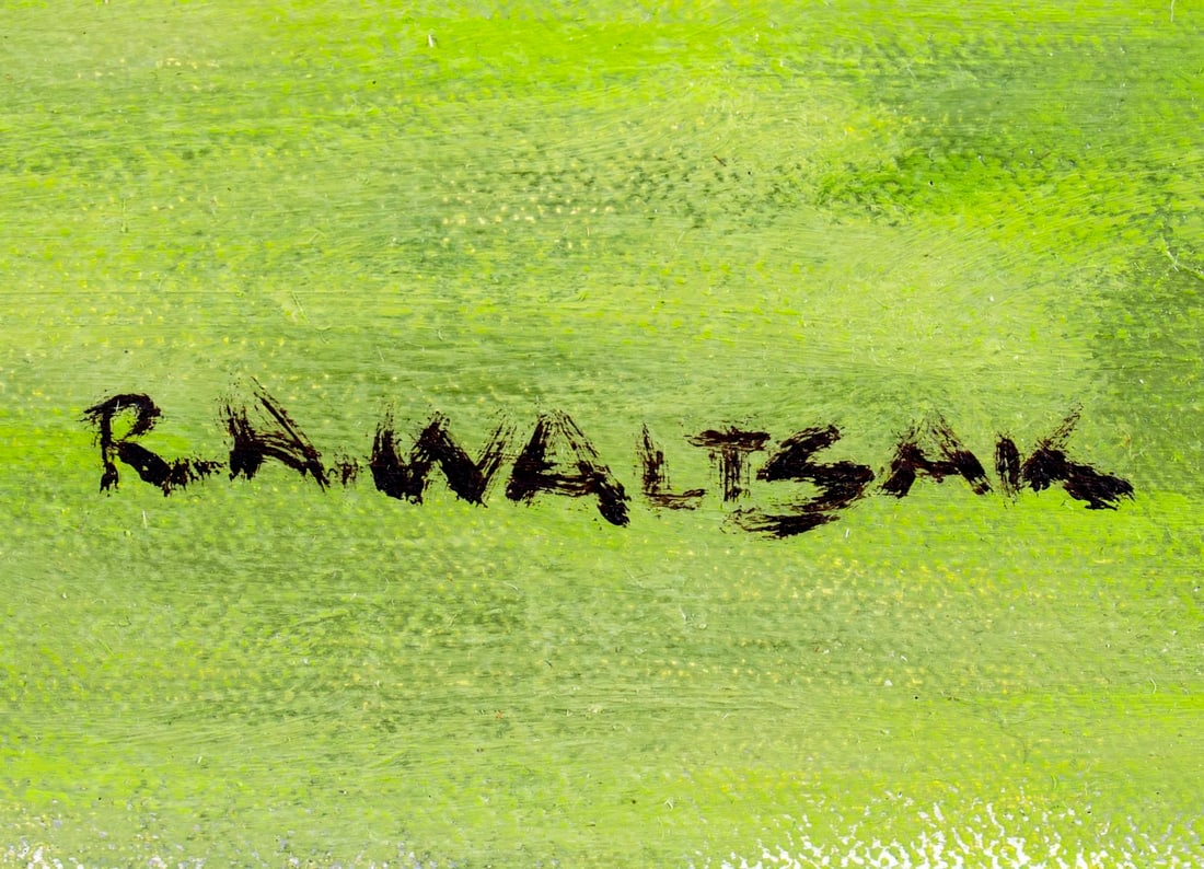 Robert Waltsak (NJ,b 1944) oil painting - 4