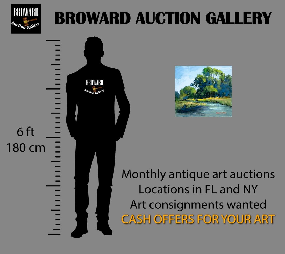 Robert Waltsak (NJ,b 1944) oil painting - 2