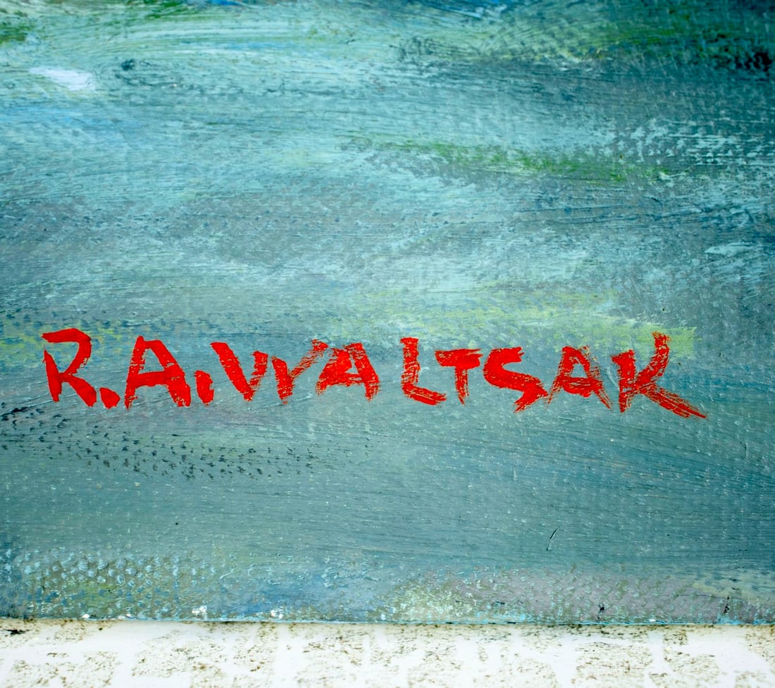 Robert Waltsak (NJ,b 1944) oil painting - 4