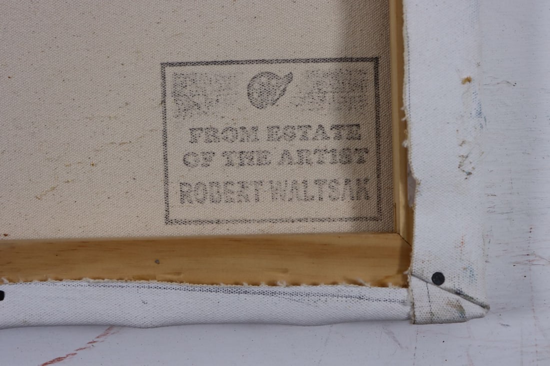 Robert Waltsak (NJ,b 1944) oil painting - 13