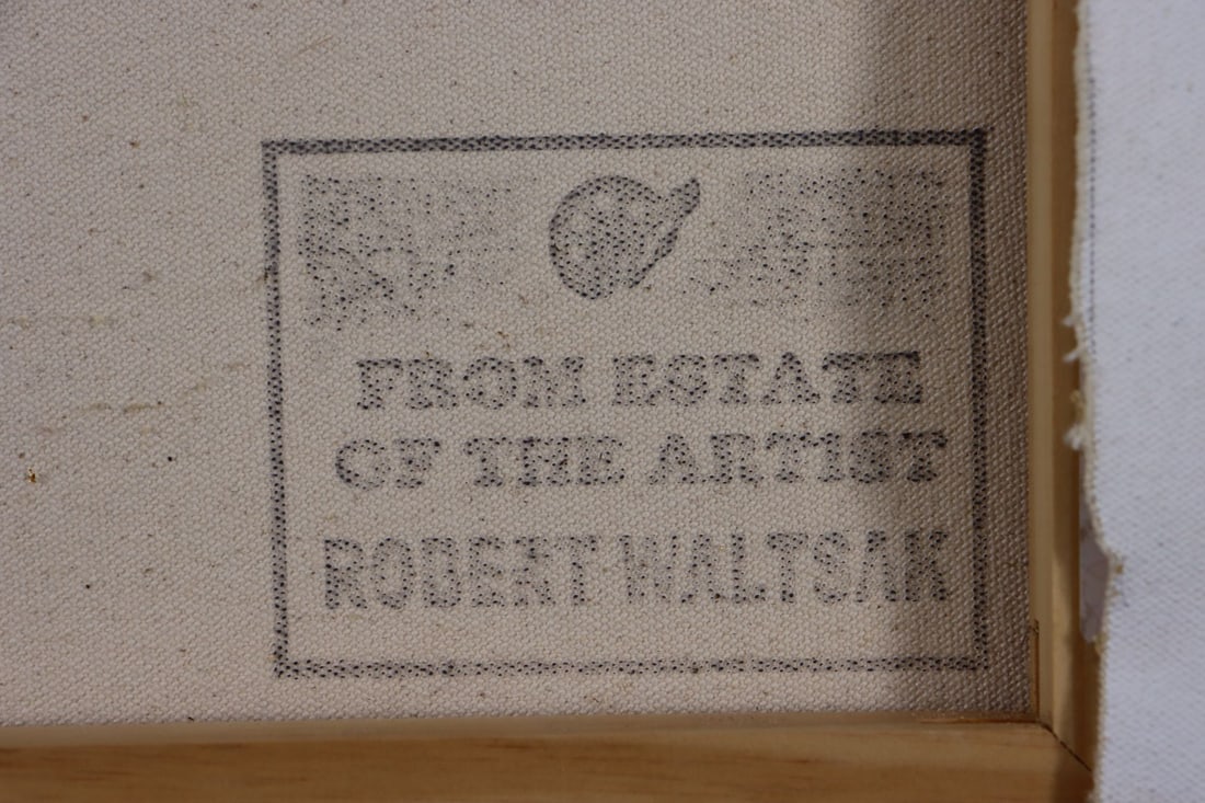 Robert Waltsak (NJ,b 1944) oil painting - 14