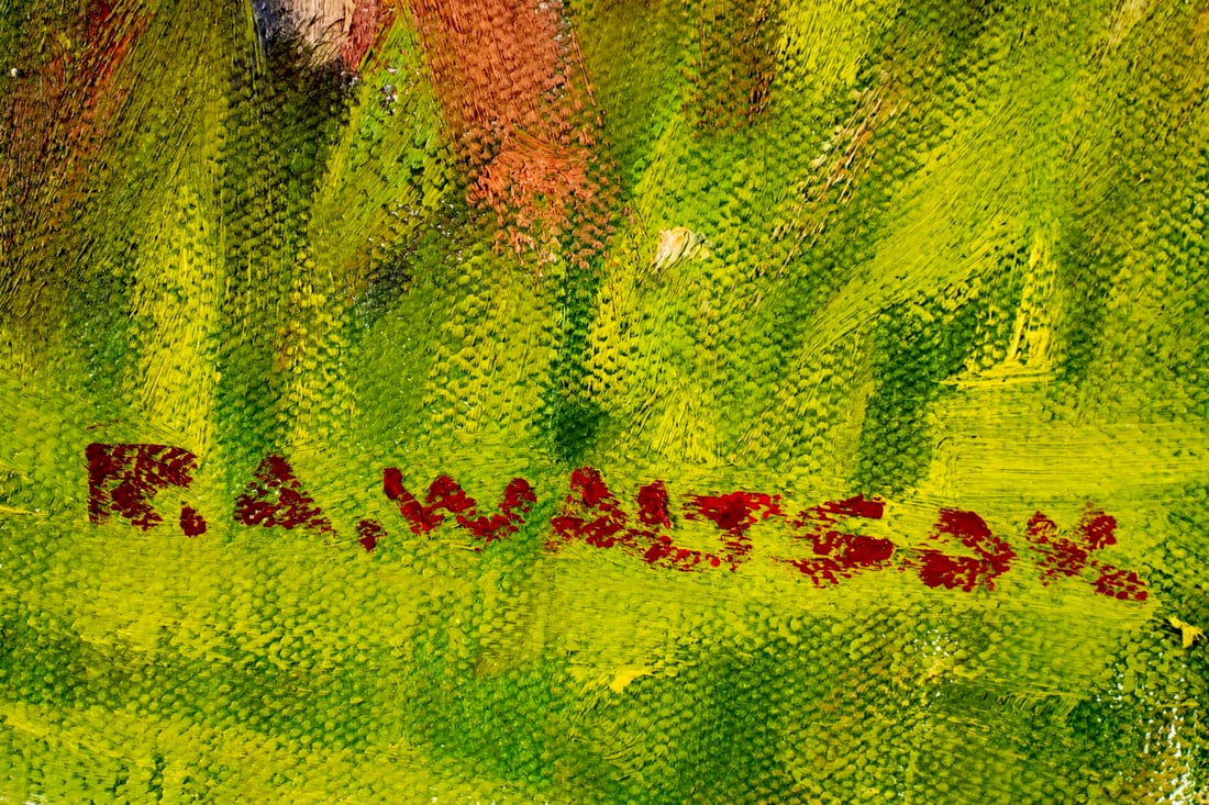 Robert Waltsak (NJ,b 1944) oil painting - 4