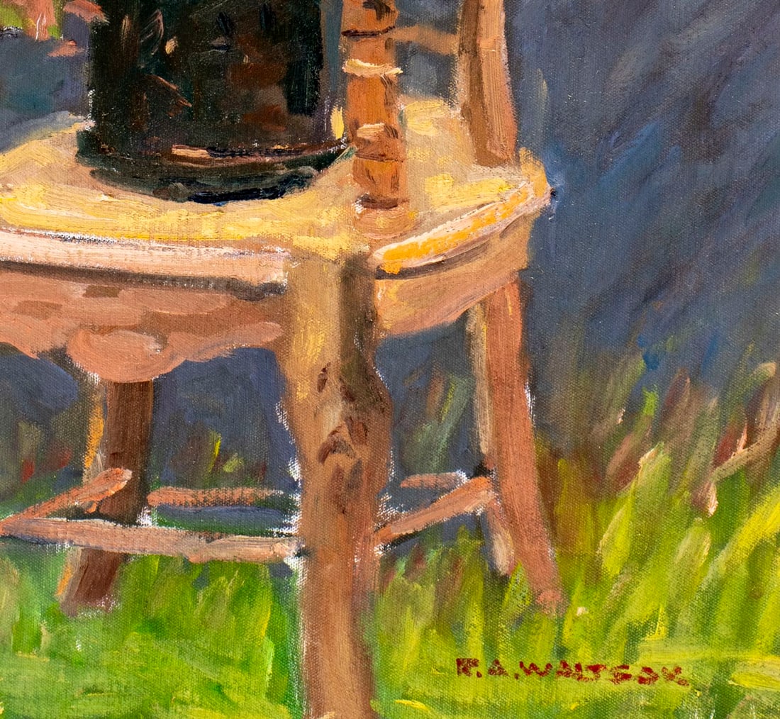 Robert Waltsak (NJ,b 1944) oil painting - 7