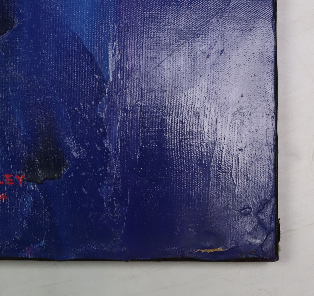 Sidney Smiley (WA,IL,1912-2002) acrylic painting - 10