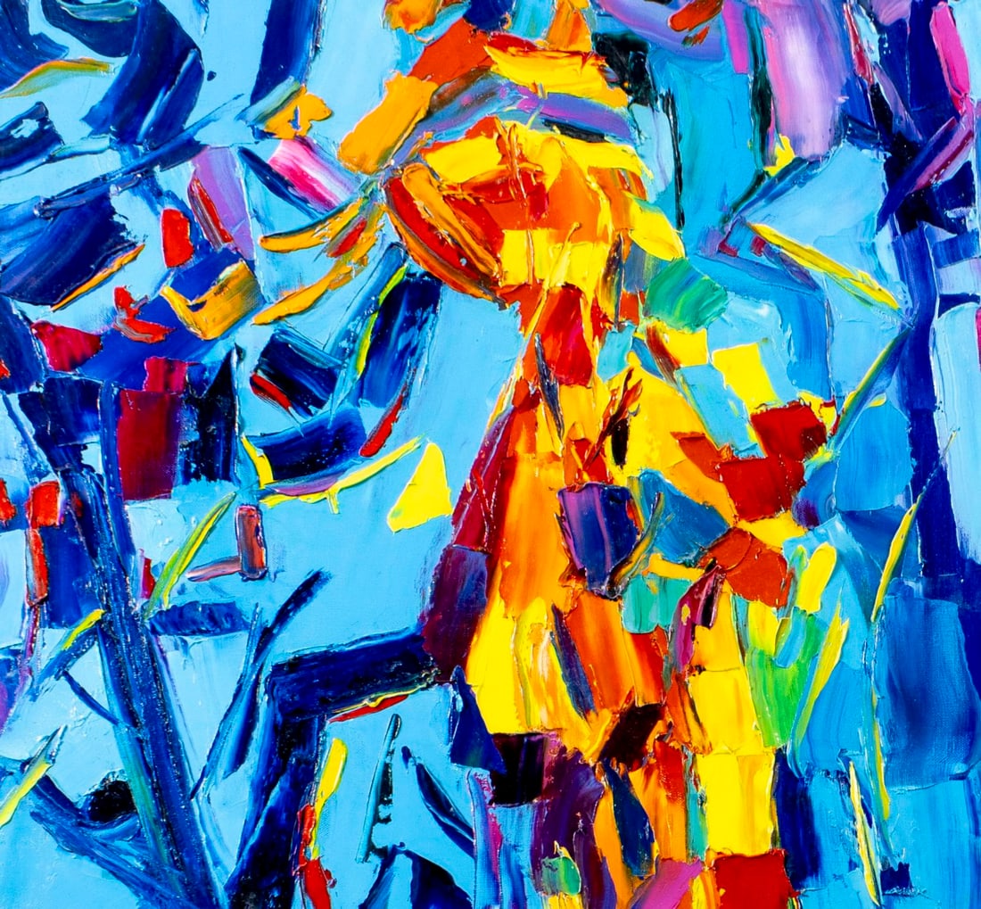 Sidney Smiley (WA,IL,1912-2002) acrylic painting - 6