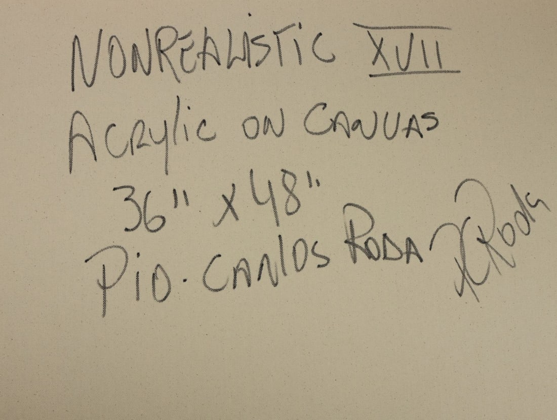 Pios Rodaman (FL,Brazil,b 1953) acrylic painting - 13