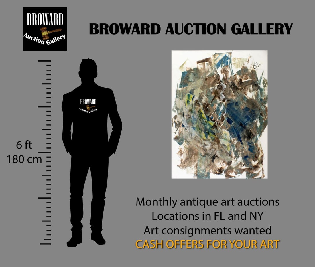 Pios Rodaman (FL,Brazil,b 1953) acrylic painting - 2