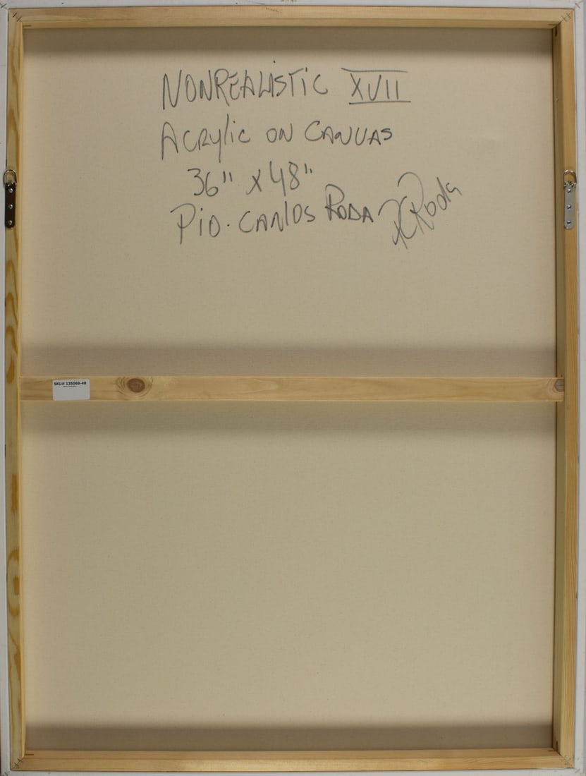 Pios Rodaman (FL,Brazil,b 1953) acrylic painting - 9