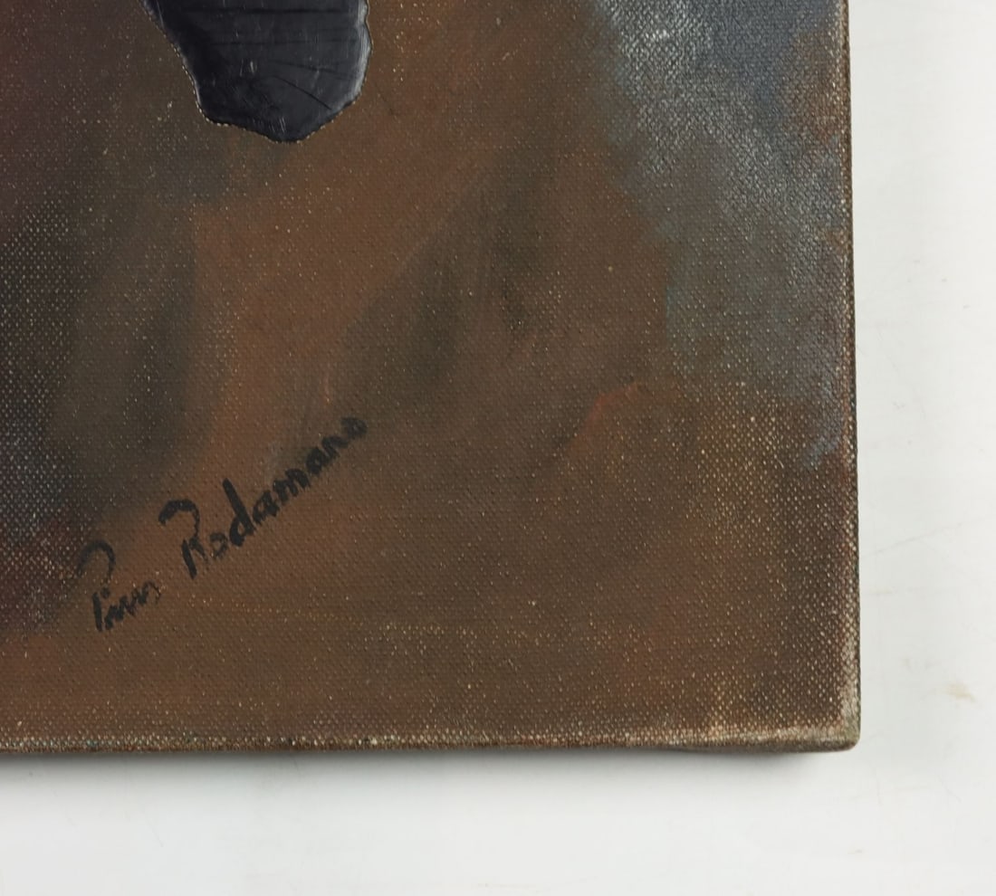 Pios Rodaman (FL,Brazil,b 1953) mixed media painting - 10