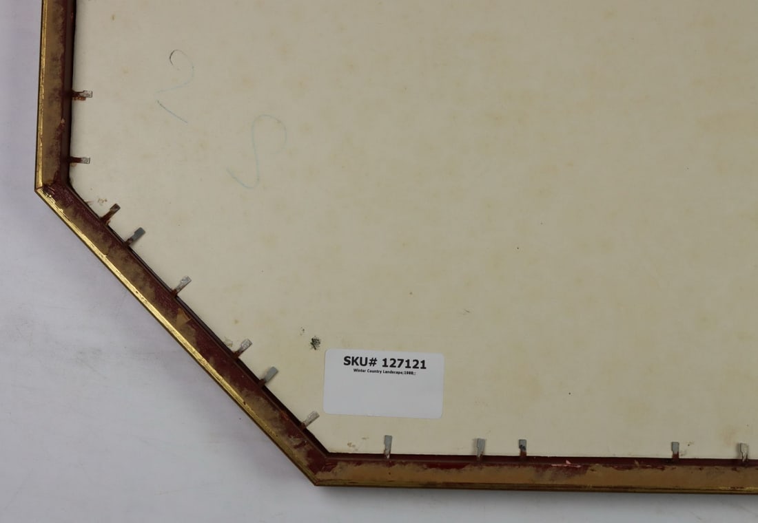 Vintage mid 20C French oil painting signed - 12