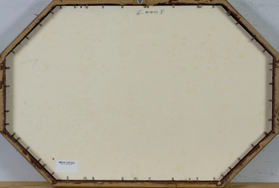 Vintage mid 20C French oil painting signed - 9