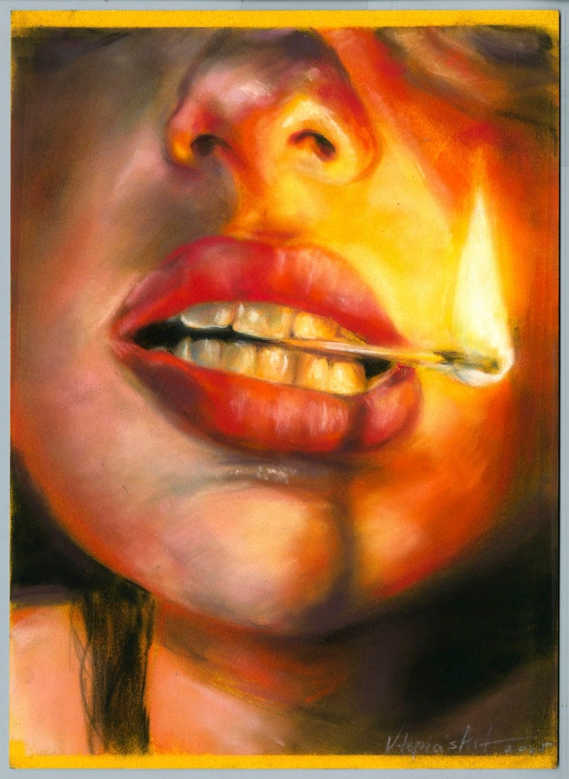 Olesya Grebenyuk (Ukraine,20/21C) pastel painting - 3