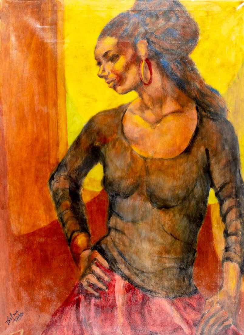 Thelma Thal (NY,1903-2001) oil painting (1 of 13)