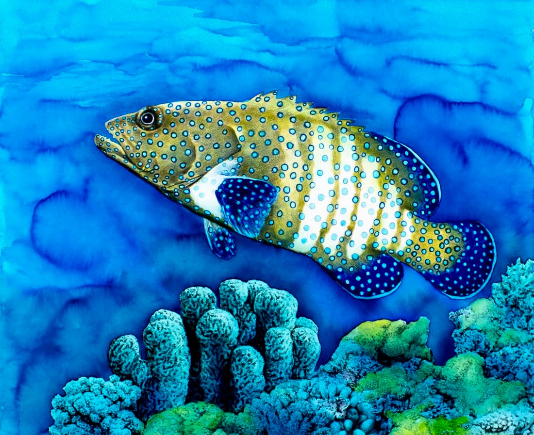 Chris Calle (CT,b 1961) watercolor painting (1 of 12)