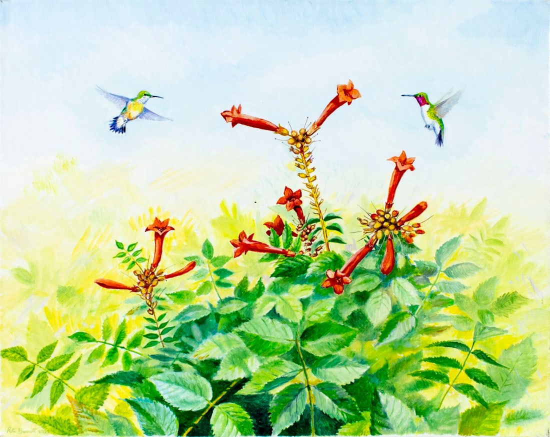 Peter Barrett (UK,1935-?) oil painting (1 of 13)