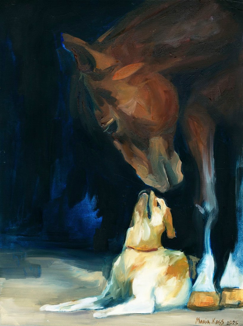 Maria Kasatkina (Ukraine,20/21C) oil painting (1 of 12)