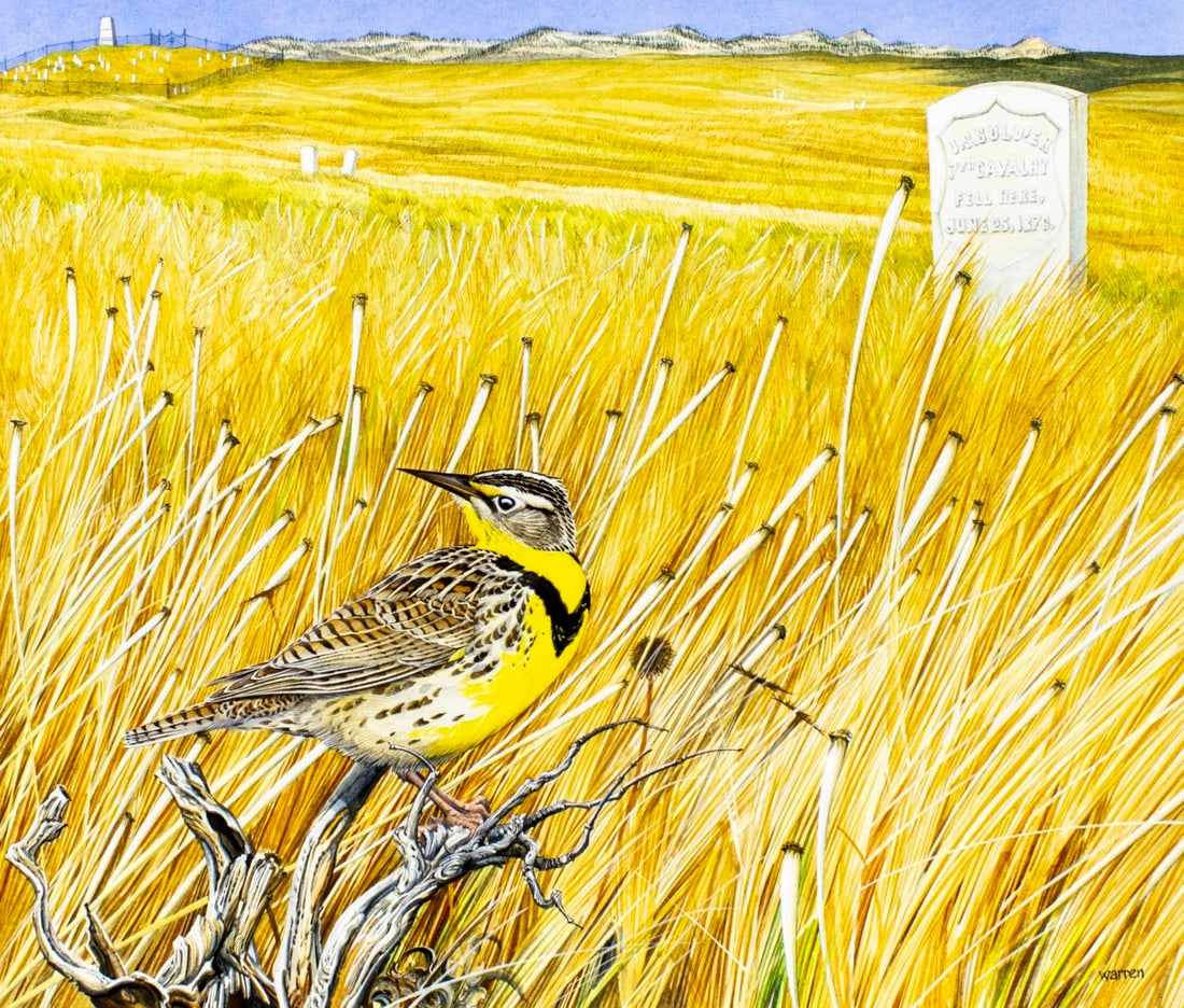 Michael Warren (UK,1938-?) watercolor painting (1 of 12)