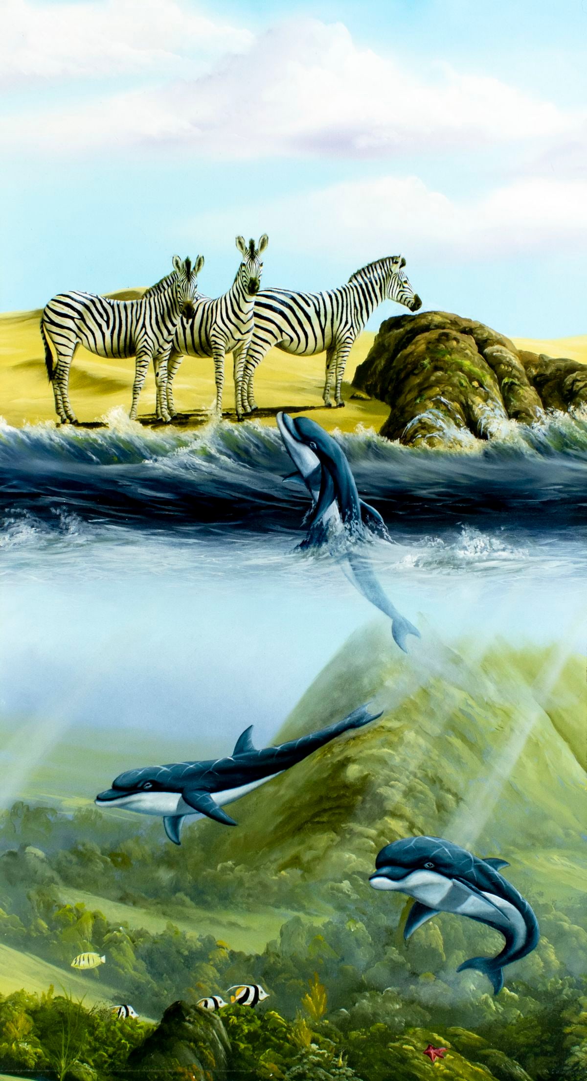 Andrew Bone (UK,b 1957) oil painting (1 of 12)