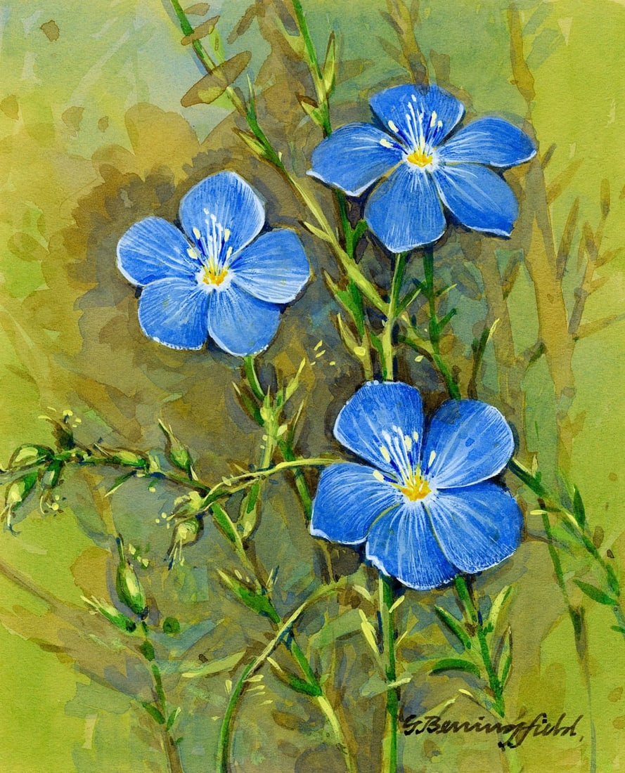 Gordon Beningfield (UK,1936-1998) gouache painting (1 of 13)