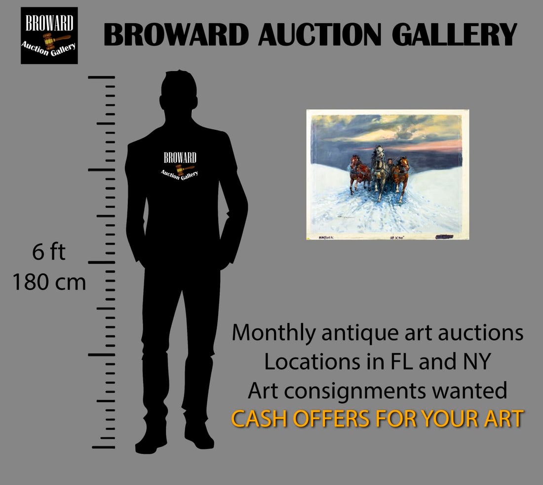 M Kryzak (Hungary,1907-?) oil painting - 2