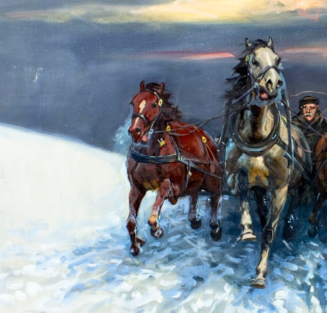 M Kryzak (Hungary,1907-?) oil painting - 6