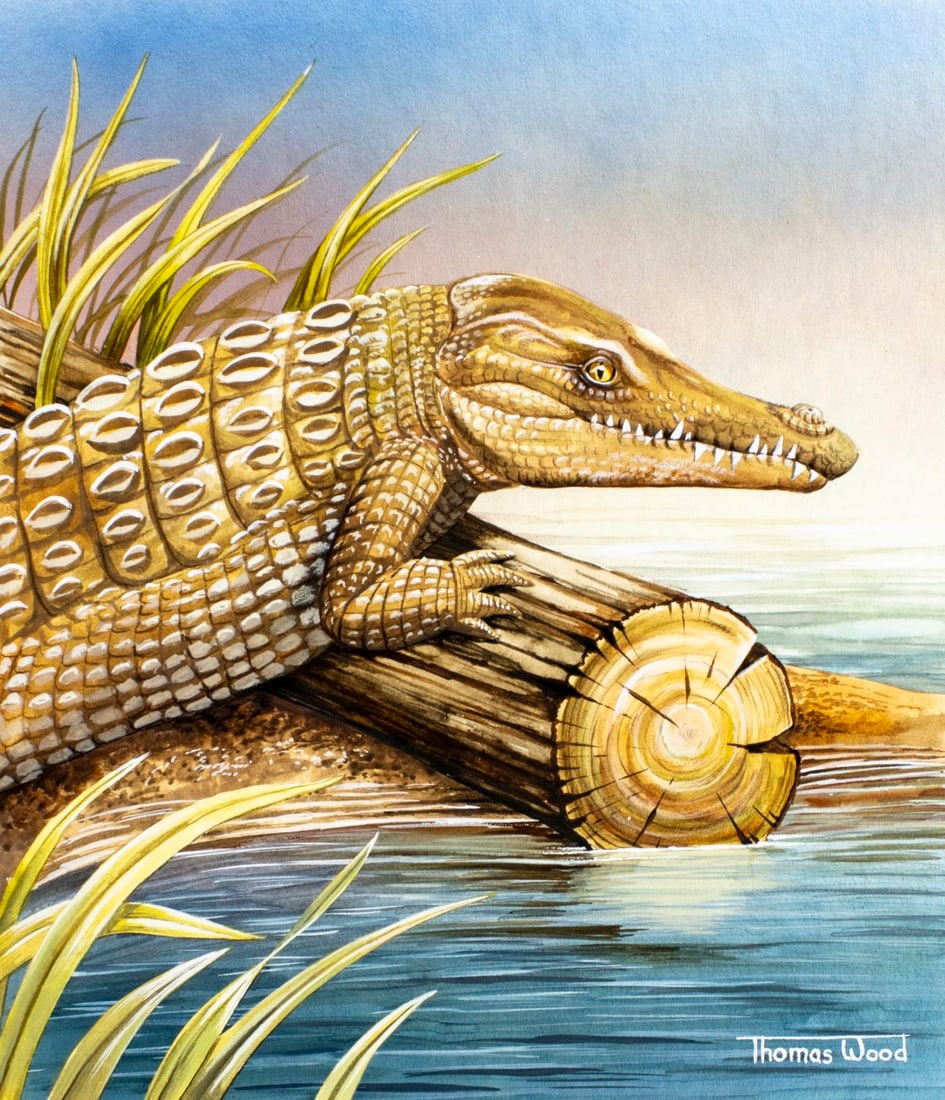 Thomas C Wood (US,20/21C) watercolor painting (1 of 13)