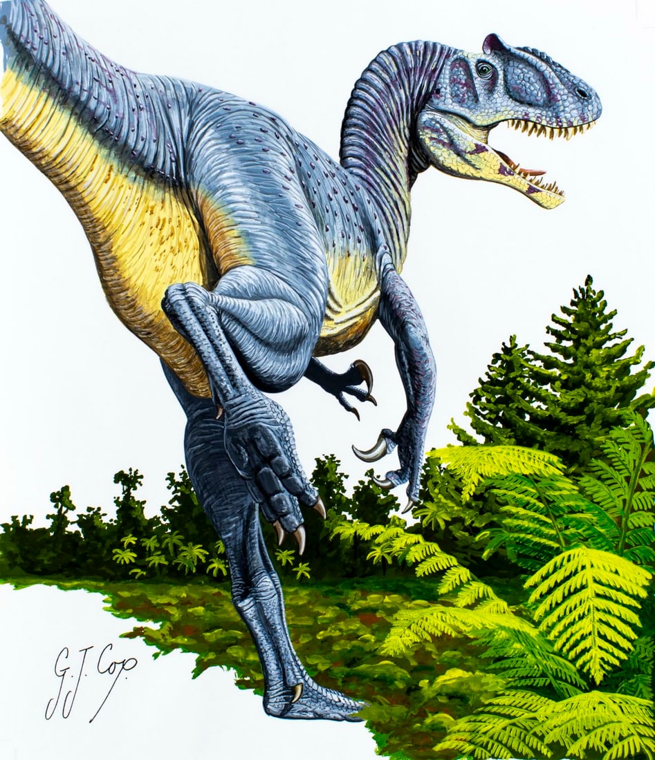 Geoffrey Cox (New Zealand,b 1952) gouache painting (1 of 13)