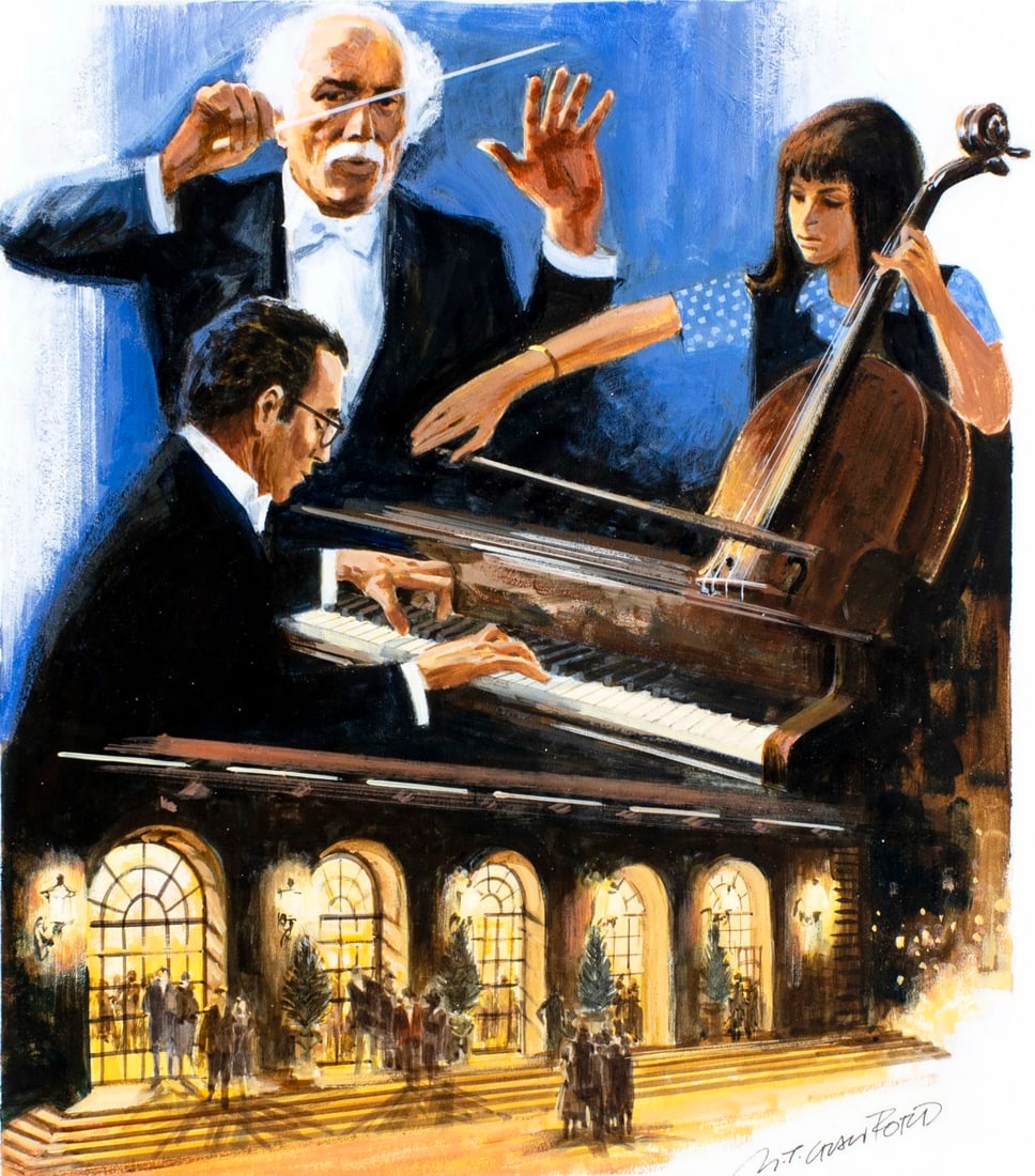 Mel Crawford (CT,Canada,1925-2015) oil painting (1 of 13)