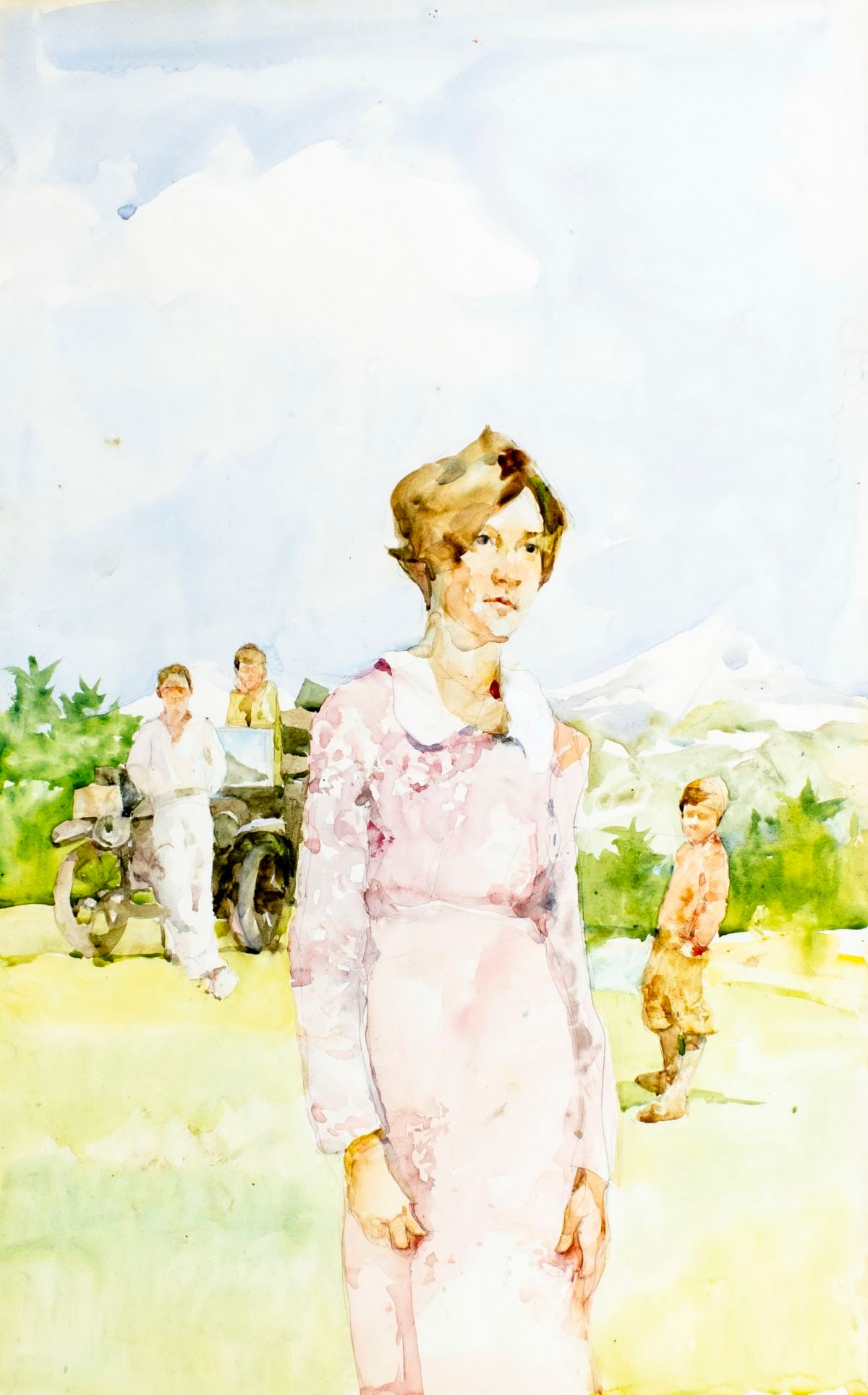 Charles Reid (MA,NY,1937-2019) watercolor painting (1 of 11)