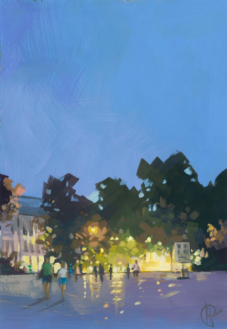 Ivanna Kotulych (Ukraine,20/21C) acrylic painting (1 of 12)