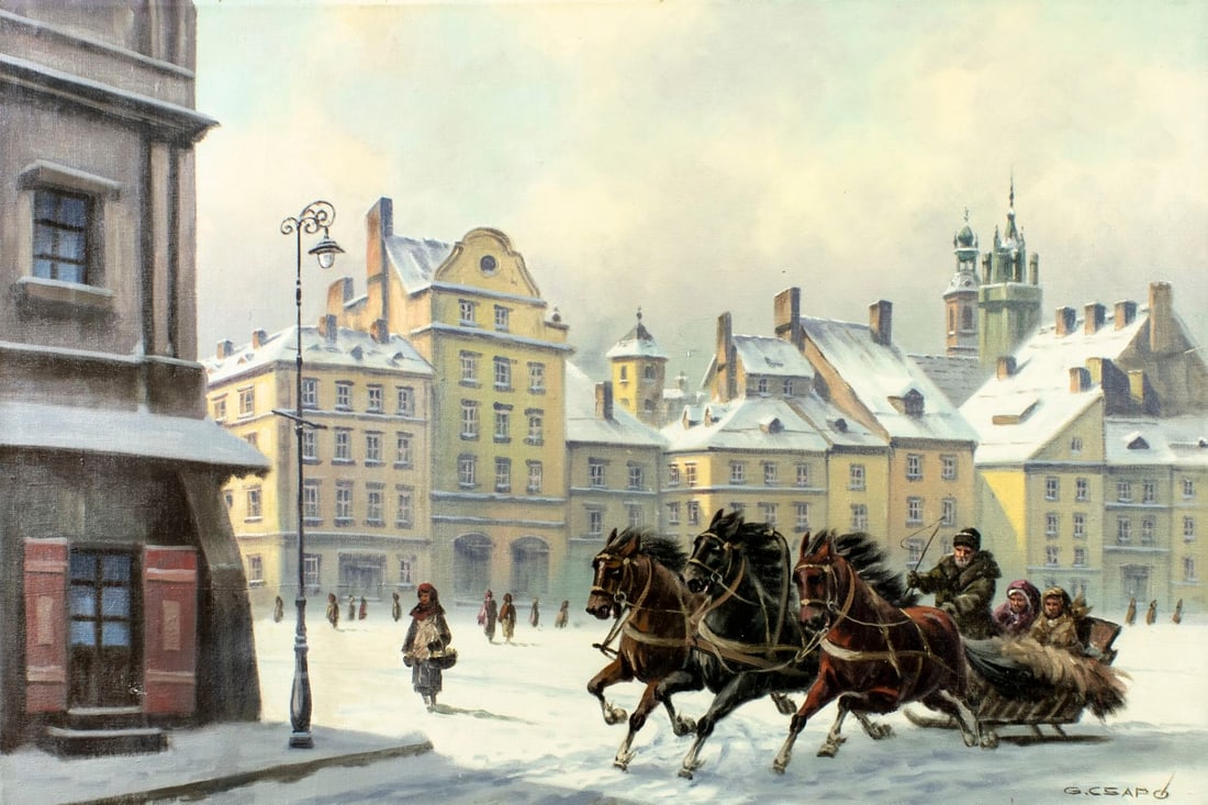 Georges Csapo (Hungary,1910-?) oil painting (1 of 13)