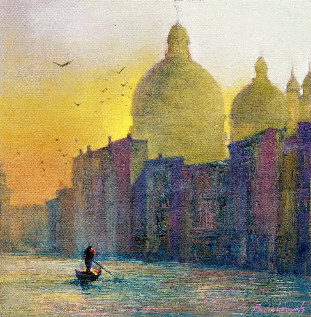 Volodymyr Budenkevych (Ukraine,20/21C) oil painting (1 of 12)