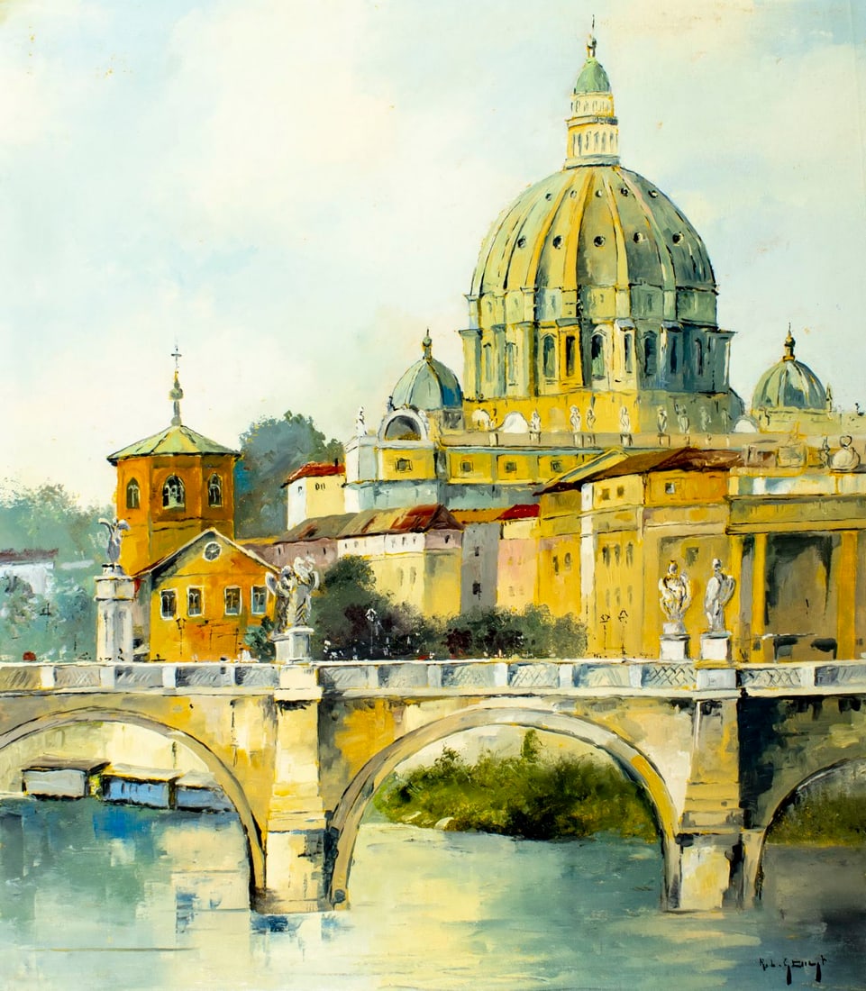 Karl Ludwig Gast (German,1907-?) oil painting (1 of 13)