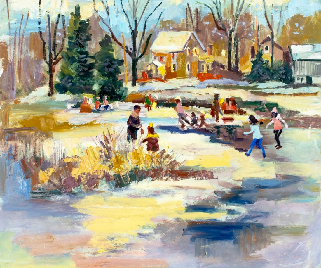 John Reilly (NY,NJ,1942-2021) oil painting (1 of 12)