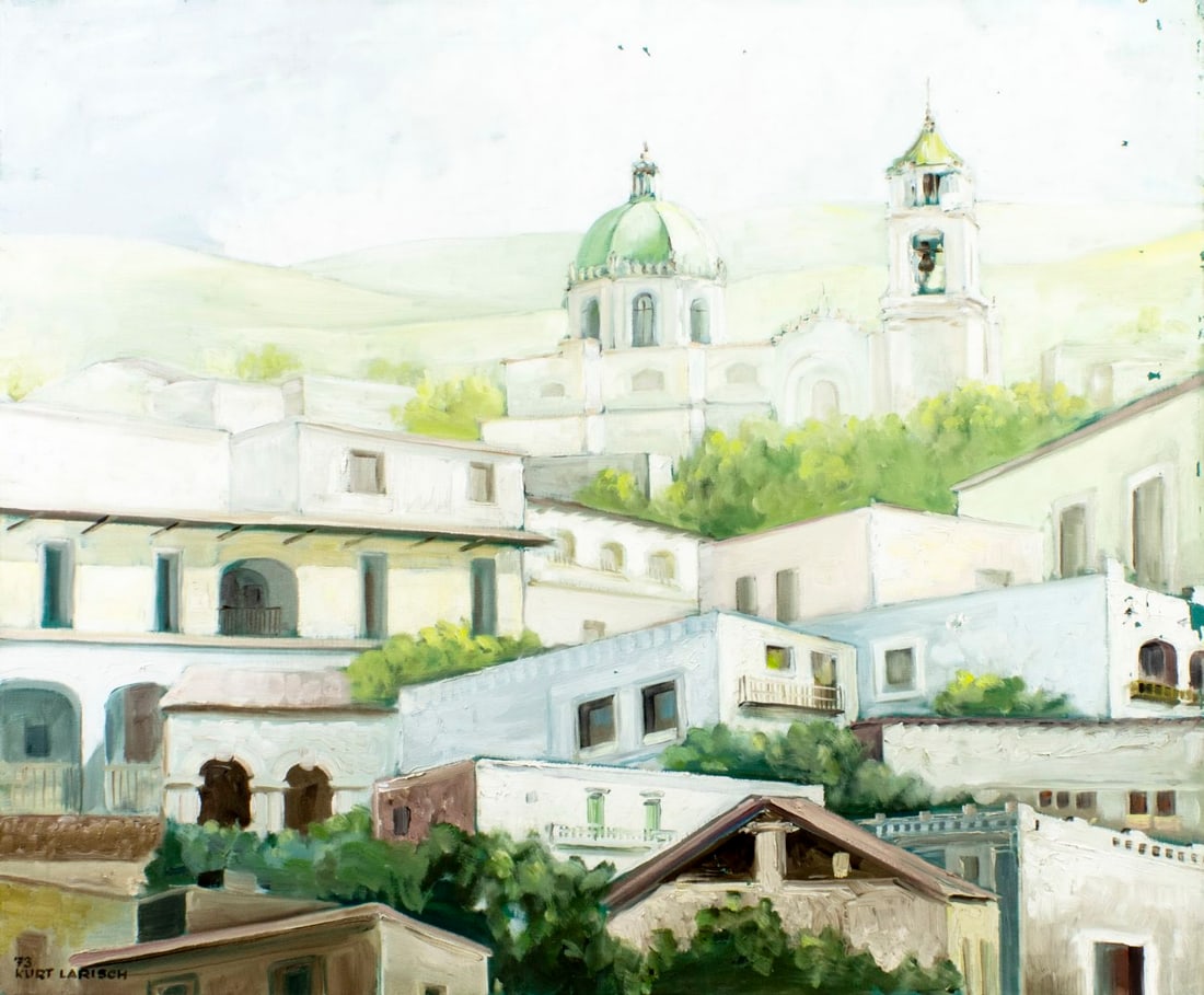 Kurt Larisch (Austria,Mexico,1913-2009) oil painting (1 of 12)