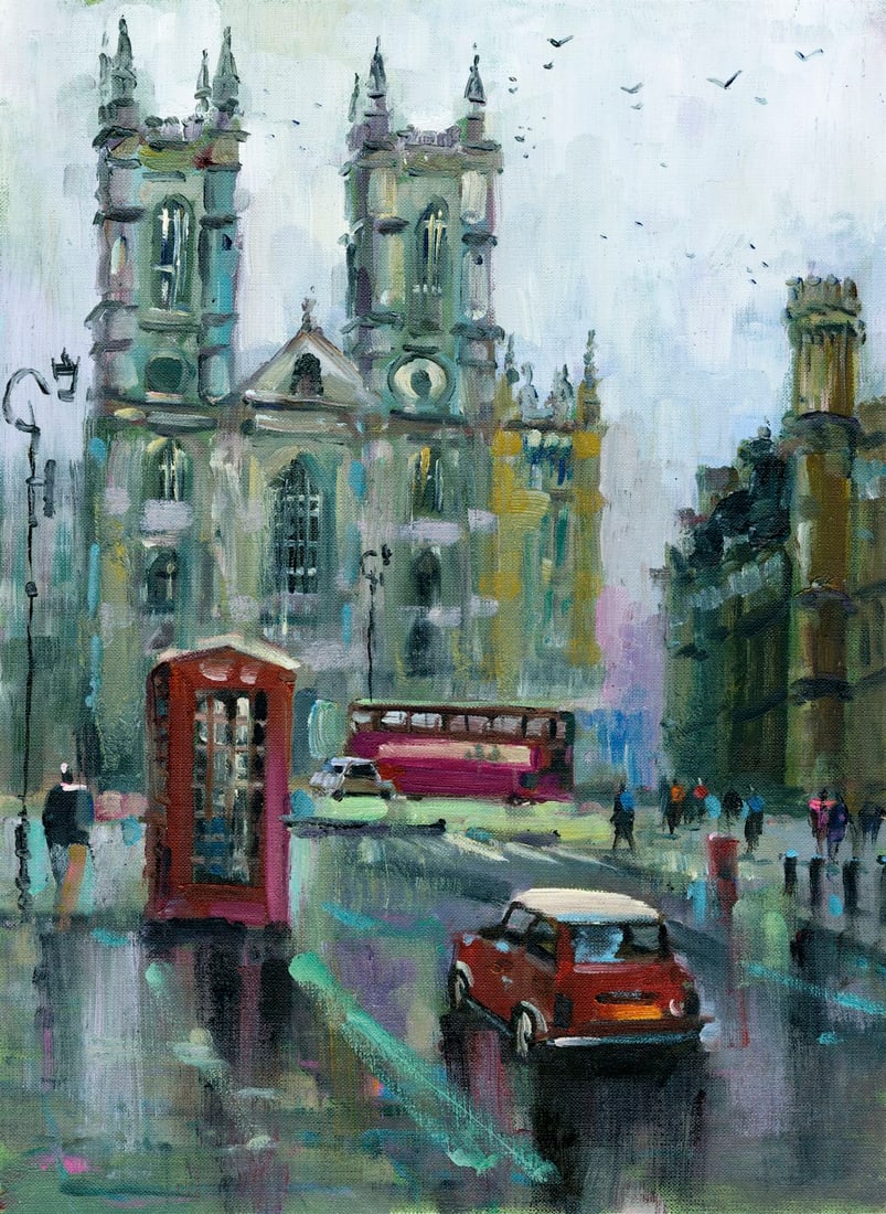 Volodymyr Budenkevych (Ukraine,20/21C) oil painting (1 of 13)