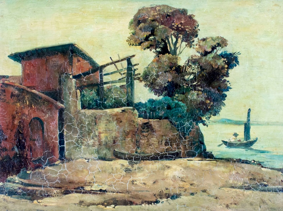 Willem Van Den Berg (US,Dutch,1886-1970) oil painting (1 of 12)